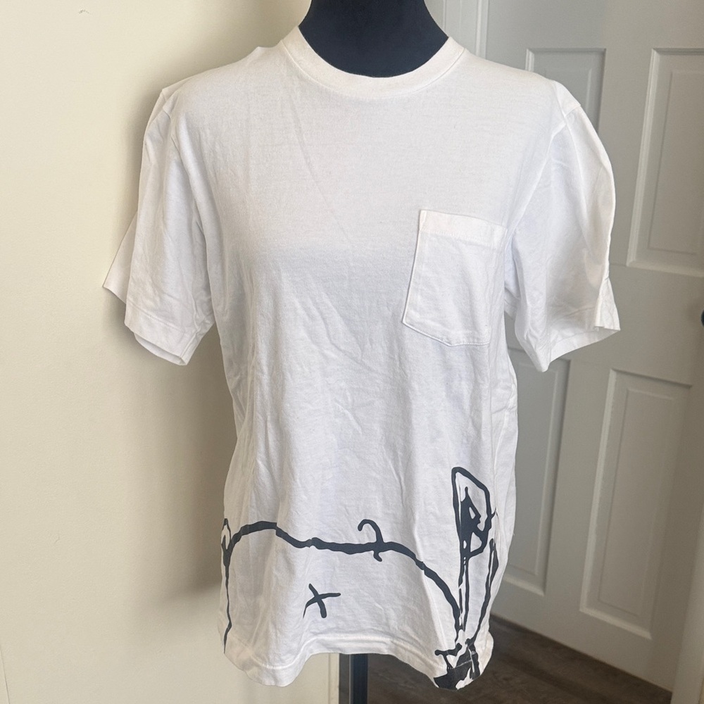 Kaws x Peanuts White T-Shirt Size Small